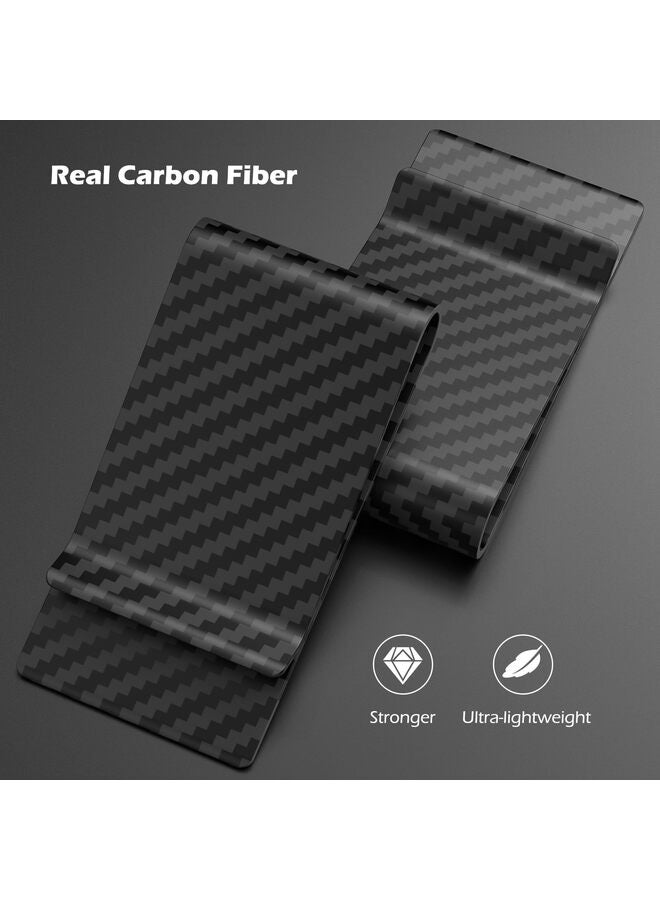 LAMAY Card Holder, Wallet for Men Credit Card Holder Tangem Wallet Carbon Fiber Money Clip Front Pocket Wallet Minimalist Wallet Slim Wallet Credit Business Card Holder (MATTE) - Image 4